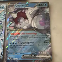 Pokemon TCG Water-Type Ancient ex Lot (5) Blastoise, Walking Wake, Ogerpon - Image 4