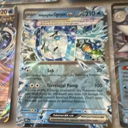 Pokemon TCG Water-Type Ancient ex Lot (5) Blastoise, Walking Wake, Ogerpon - Image 5