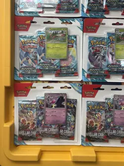 6 Total Pokemon 3 Pack Blisters Lot Bundle Collection With 2 STELLAR + 4 Journey - Image 2