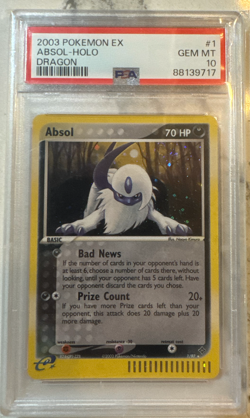 Pokemon EX Dragon Absol #1 Holo 2003 PSA 10 Gem Mint LOW POP 46 - Image 1