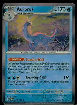 Aurorus Perfect Order NM Pokemon TCG Holo - Image 1