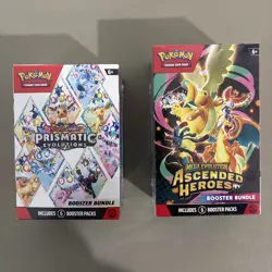 🔥 Pokemon TCG Booster Bundle Lot - Prismatic Evolutions & Ascended Heroes... - Image 1