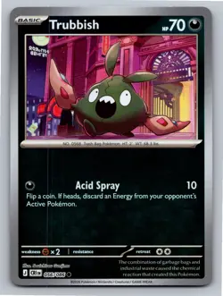 Trubbish 056/086 Common Chaos Rising Pokemon Reverse Holo Near Mint - Image 1