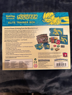 Sun and Moon Lost Thunder Elite Trainer Box. Empty Box. Pokemon TCG - Image 2