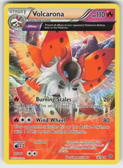 Volcarona (18) Rare XY - Ancient Origins 18/98 Pokemon - Image 1