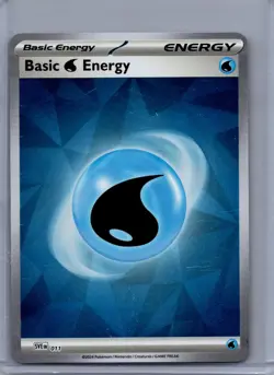 BASIC WATER ENERGY 011 SCARLET & VIOLET ENERGIES POKEMON HOLO NM/M - Image 1