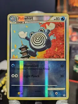 Poliwhirl 37/95 Reverse Holo Uncommon Pokemon TCG Unleashed - Image 1