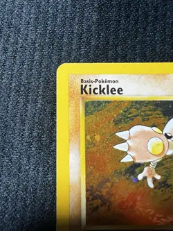 Wizards of the Coast Hitmonlee 7/62 Fossil Unlimited Holo Rare 60 GER 2000 Swirl - Image 3