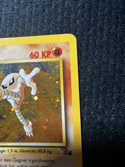 Wizards of the Coast Hitmonlee 7/62 Fossil Unlimited Holo Rare 60 GER 2000 Swirl - Image 4