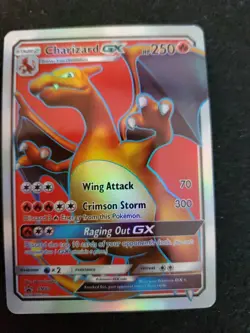 Charizard GX SM60 Sun & Moon Full Art Black Star Promo Holo Pokemon Card EX - Image 1