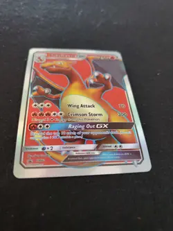 Charizard GX SM60 Sun & Moon Full Art Black Star Promo Holo Pokemon Card EX - Image 2
