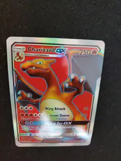 Charizard GX SM60 Sun & Moon Full Art Black Star Promo Holo Pokemon Card EX - Image 3