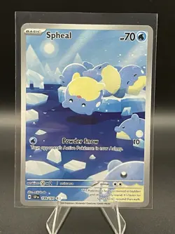Pokemon TCG Spheal Card Surging Sparks Illustration, 199/191 - Image 1