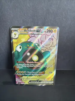 Pokemon TCG Iono's Bellibolt EX Full Art Ultra Rare Holo Card 172/159 - Image 1