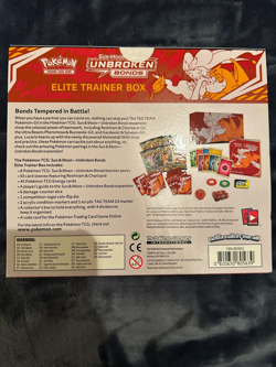 Sun and Moon Unbroken Bonds Elite Trainer Box. Empty Box. Pokemon TCG - Image 2