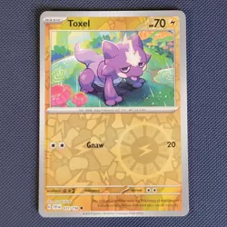 Toxel 071/198 - Scarlet & Violet - Common Reverse Holo Pokemon Card - NM - Image 1