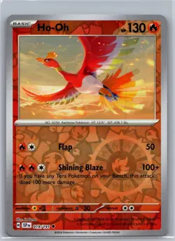 Ho-Oh 019/191 Uncommon Surging Sparks Pokemon Reverse Holo Near Mint - Image 1