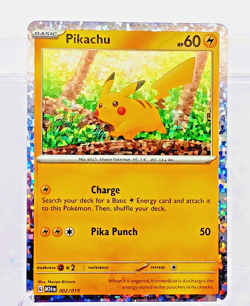 Pikachu 02/015- McDonalds Promo 2024 Cosmos Holo Rare TCG Pokemon NM - Image 2