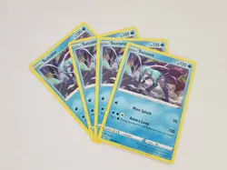 4x SUICUNE 037/189 Darkness Ablaze Non-Holo Rare Playset Pokemon Card Near Mint - Image 1
