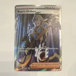Pokemon Boss's Orders (Ghetsis) Ultra Rare Full Art Holo SV02 248/193 - Image 1