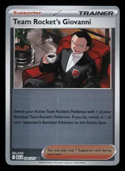 Team Rocket's Giovanni 204/217 Uncommon Ascended Heroes Pokemon Reverse Holo NM - Image 1