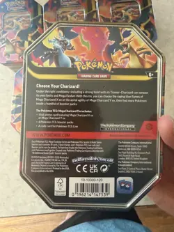 (LOT OF 5) Pokemon TCG: Mega Charizard X & Y EX Tins Brand New Factory Sealed - Image 2