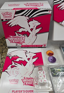 Pokemon TCG: White Flare ETB Opened with accessories & Bulk 100+ NEAR MINT CARDS - Image 4