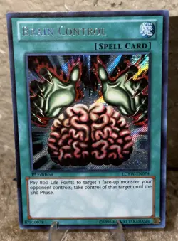 Yugioh Brain Control LCYW-EN074 1st Edition Secret Rare *Free-Ship*! - Image 1