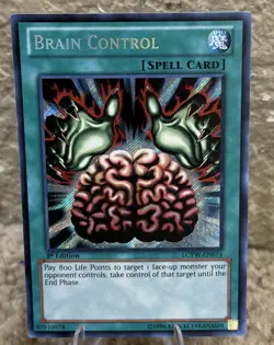 Yugioh Brain Control LCYW-EN074 1st Edition Secret Rare *Free-Ship*! - Image 2