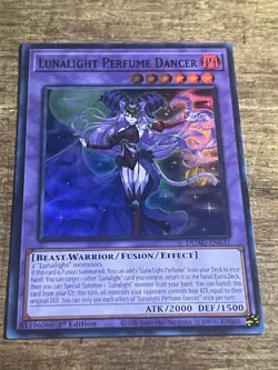 Yugioh! Lunalight Perfume Dancer - DUAD-EN031 - Super Rare - 1st Edition Near Mi - Image 1