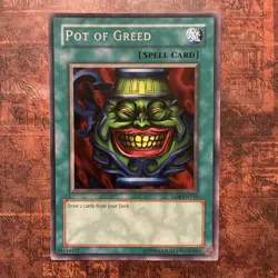 Yu-Gi-Oh! Pot of Greed LOB-119 Unlimited Rare NM - Image 1