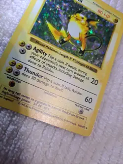 Raichu 014/102 Base Set 1st Edition (Shadowless) Holo Pokemon - Image 5
