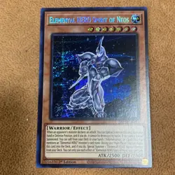 🔥 Yugioh Elemental HERO Spirit of Neos MP23-EN117 PRISMATIC SECRET RARE NM 1ST - Image 2