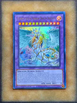 Yugioh Ultimate Crystal Rainbow Dragon Overdrive SDCB-EN042 Ultra Rare 1st NM - Image 1