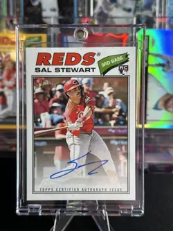 2026 Topps Heritage - Real One Autographs Sal Stewart #ROA-SST (AU, RC) - Image 1