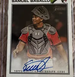 2026 Topps Heritage #ROA-SBA Samuel Basallo RC Orioles Real One Auto Rookie - Image 2