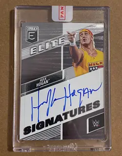 2023 Panini Donruss Elite WWE Elite Signatures Hulk Hogan On Card Auto - Image 1