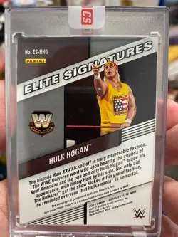 2023 Panini Donruss Elite WWE Elite Signatures Hulk Hogan On Card Auto - Image 2