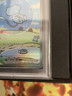 Pokemon Paldean Fates Mew Ex Special Illustration Rare 232/091 Bubble Mew PSA 9 - Image 4