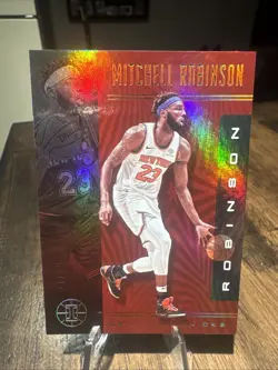 2019-20 Panini Illusions - Mitchell Robinson #13 Red /99 - Image 1