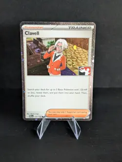 Clavell 177/193 Trainer Play! Prize Pack Series 4 Cosmos Holo Stamped Promo TCG - Image 1