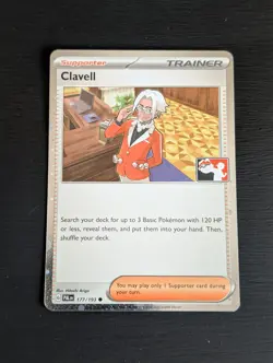 Clavell 177/193 Trainer Play! Prize Pack Series 4 Cosmos Holo Stamped Promo TCG - Image 2