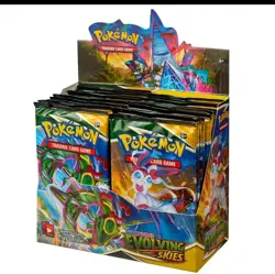 360pcs English Pokemon TCG Sword Shield Evolving Skies Booster. 36cards Box New - Image 2