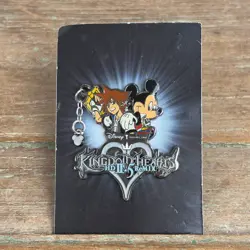 Kingdom Hearts HD 2.5 Remix Promotional Pin On Original Card Mickey Mouse Disney - Image 1