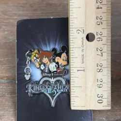 Kingdom Hearts HD 2.5 Remix Promotional Pin On Original Card Mickey Mouse Disney - Image 3