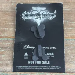 Kingdom Hearts HD 2.5 Remix Promotional Pin On Original Card Mickey Mouse Disney - Image 4