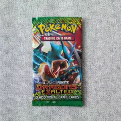 2012 Pokemon Dragons Exalted Booster Pack Gyarados Artwork SEALED Unweighed Rare 820650107658 - Image 1