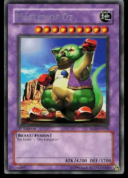 Yu-Gi-Oh Card Soul of the Duelist Master of OZ SOD-EN035 1st Edition Rare - Image 1