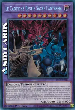 LE CAOTICHE BESTIE SACRE FANTASMA • Segreta • CORI IT029 • 1Ed • Yugioh! - Image 1