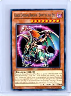 Chaos Emperor Dragon - Envoy of the End Unlimited Rare Toon Chaos TOCH-EN030 LP - Image 1